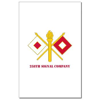 258SC - M01 - 02 - DUI - 258th Signal Company with Text - Mini Poster Print