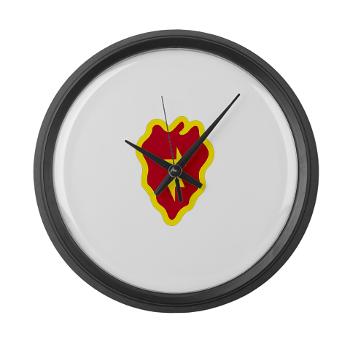 25ID - M01 - 03 - SSI - 25th Infantry Division - Large Wall Clock