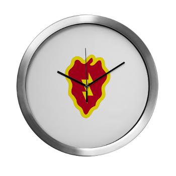 25ID - M01 - 03 - SSI - 25th Infantry Division - Modern Wall Clock