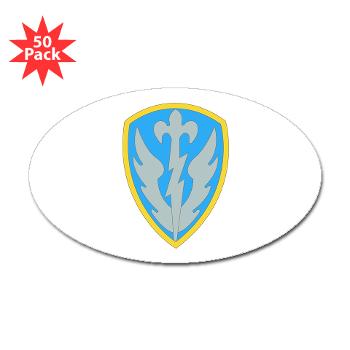 268NOC - M01 - 01 - DUI - 268th Network Operations Company - Sticker (Oval 50 pk)