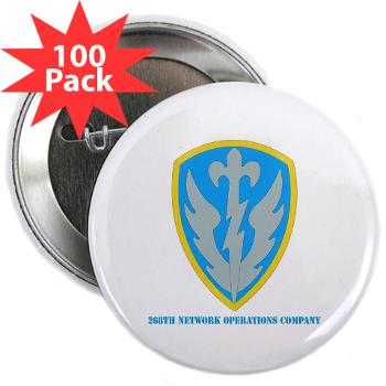 268NOC - M01 - 01 - DUI - 268th Network Operations Company with Text - 2.25" Button (100 pack)
