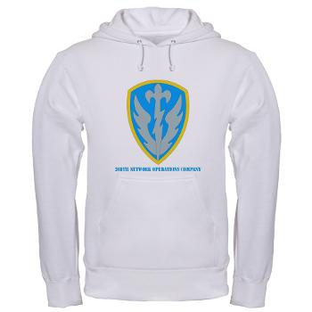 268NOC - A01 - 03 - DUI - 268th Network Operations Company with Text - Hooded Sweatshirt