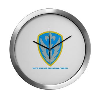 268NOC - M01 - 03 - DUI - 268th Network Operations Company with Text - Modern Wall Clock
