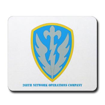 268NOC - M01 - 03 - DUI - 268th Network Operations Company with Text - Mousepad