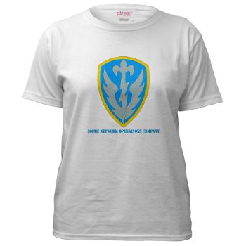 268NOC - A01 - 04 - DUI - 268th Network Operations Company with Text - Women's T-Shirt