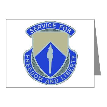 277ASB - M01 - 02 - DUI - 277th Aviation Support Battalion Note Cards (Pk of 20)