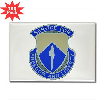 277ASB - M01 - 01 - DUI - 277th Aviation Support Battalion Rectangle Magnet (100 pack)