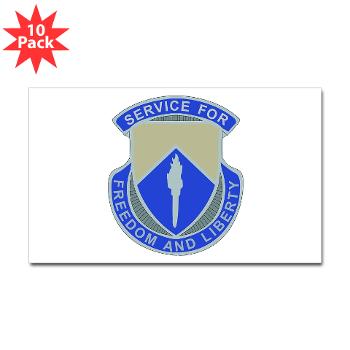 277ASB - M01 - 01 - DUI - 277th Aviation Support Battalion Sticker (Rectangle 10 pk)