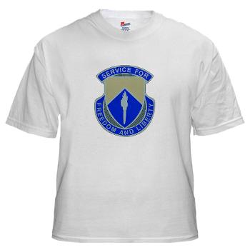 277ASB - A01 - 04 - DUI - 277th Aviation Support Battalion White T-Shirt