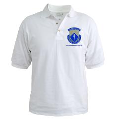 277ASB - A01 - 04 - DUI - 277th Aviation Support Battalion with Text Golf Shirt