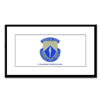 277ASB - M01 - 02 - DUI - 277th Aviation Support Battalion with Text Small Framed Print - Click Image to Close