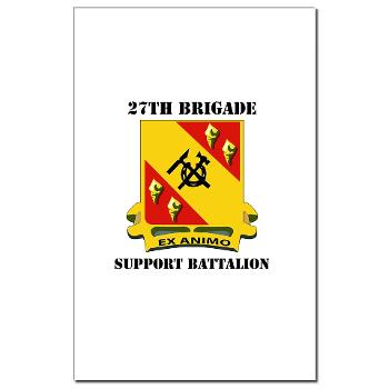 27BSB - M01 - 02 - DUI - 27th Brigade - Support Battalion with Text - Mini Poster Print