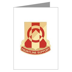 296BSB - M01 - 02 - DUI - 296th Bde - Support Bn - Greeting Cards (Pk of 10) - Click Image to Close