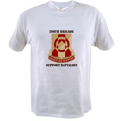 296BSB - A01 - 04 - DUI - 296th Bde - Support Bn with Text - Value T-shirt - Click Image to Close