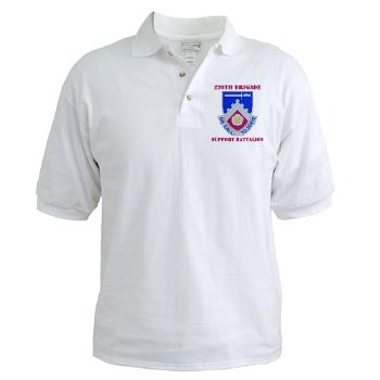 299BSBN - A01 - 04 - DUI - 299th Bde - Support Bn with Text - Golf Shirt - Click Image to Close
