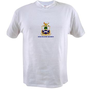 29IR - A01 - 04 - DUI - 29th Infantry Regiment with Text - Value T-shirt