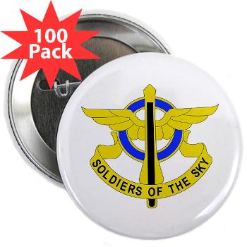 2AB10AR - M01 - 01 - DUI - 2nd Aslt Bn - 10th Aviation Regt 2.25" Button (100 pack) - Click Image to Close