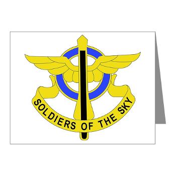 2AB10AR - M01 - 02 - DUI - 2nd Aslt Bn - 10th Aviation Regt Note Cards (Pk of 20) - Click Image to Close