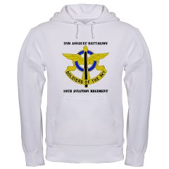2AB10AR - A01 - 03 - DUI - 2nd Aslt Bn - 10th Aviation Regt with Text Hooded Sweatshirt - Click Image to Close