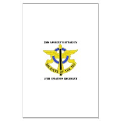 2AB10AR - M01 - 02 - DUI - 2nd Aslt Bn - 10th Aviation Regt with Text Large Poster