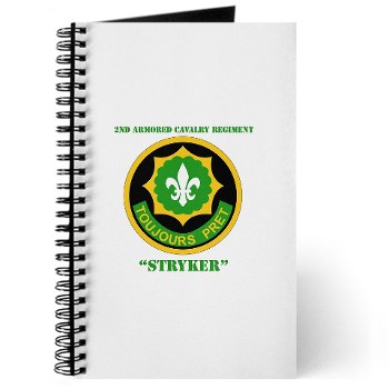 2CR - M01 - 02 - SSI - 2nd Armored Cavalry Regiment (Stryker) with Text Journal