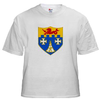 2B12IR - A01 - 04 - DUI - 2nd Battalion - 12th Infantry Regiment - White T-Shirt - Click Image to Close