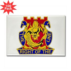 2B14IR - M01 - 01 - DUI - 2nd Bn - 14th Infantry Regt Rectangle Magnet (100 pack) - Click Image to Close