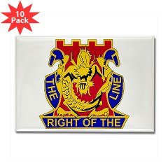 2B14IR - M01 - 01 - DUI - 2nd Bn - 14th Infantry Regt Rectangle Magnet (10 pack) - Click Image to Close
