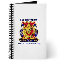 2B14IR - M01 - 02 - DUI - 2nd Bn - 14th Infantry Regt with Text Journal