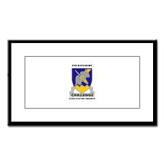 2B158AR - M01 - 02 - 2nd Battalion, 158th Aviation Regiment with Text - Small Framed Print