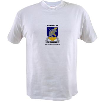 2B158AR - A01 - 04 - 2nd Battalion, 158th Aviation Regiment with Text - Value T-shirt