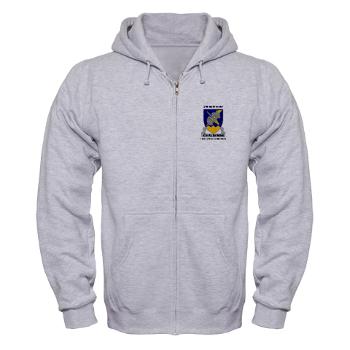 2B158AR - A01 - 03 - 2nd Battalion, 158th Aviation Regiment with Text - Zip Hoodie