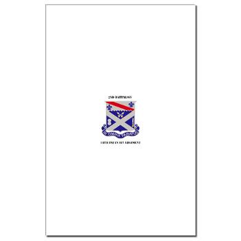 2B18IR - M01 - 02 - DUI - 2nd Battalion 18th Infantry Rgt with Text Mini Poster Print