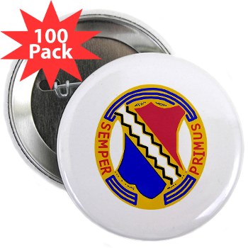 2B1IR - M01 - 01 - DUI - 2nd Bn - 1st Infantry Regt - 2.25" Button (100 pack) - Click Image to Close