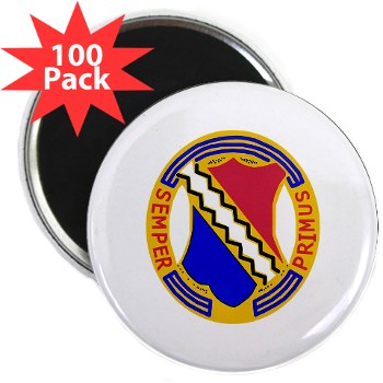 2B1IR - M01 - 01 - DUI - 2nd Bn - 1st Infantry Regt - 2.25" Magnet (100 pack) - Click Image to Close