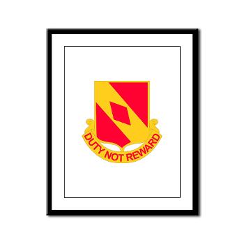 2B20FAR - M01 - 02 - DUI - 2nd Battalion - 20th FA Regiment with Text - Framed Panel Print