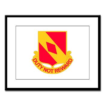 2B20FAR - M01 - 02 - DUI - 2nd Battalion - 20th FA Regiment with Text - Large Framed Print