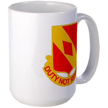 2B20FAR - M01 - 03 - DUI - 2nd Battalion - 20th FA Regiment with Text - Large Mug