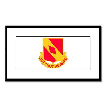 2B20FAR - M01 - 02 - DUI - 2nd Battalion - 20th FA Regiment with Text - Small Framed Print