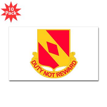 2B20FAR - M01 - 01 - DUI - 2nd Battalion - 20th FA Regiment - Sticker (Rectangle 10 pk)