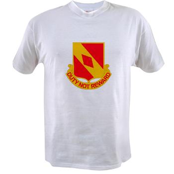 2B20FAR - A01 - 04 - DUI - 2nd Battalion - 20th FA Regiment with Text - Value T-Shirt