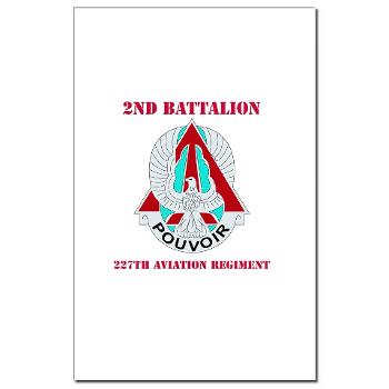 2B227AR - M01 - 02 - DUI - 2nd Bn - 227th Aviation Regt with Text - Mini Poster Print - Click Image to Close