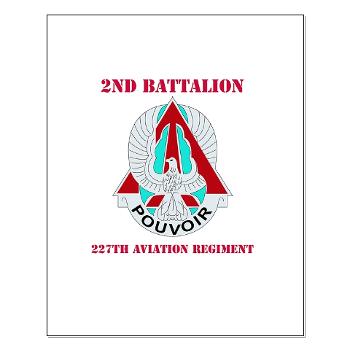 2B227AR - M01 - 02 - DUI - 2nd Bn - 227th Aviation Regt with Text - Small Poster - Click Image to Close