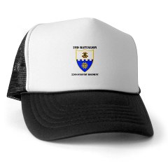 2B22IR - A01 - 02 - DUI - 2nd Battalion - 22nd Infantry Regiment with Text Trucker Hat