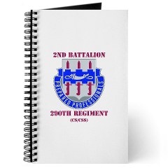 2B290R - M01 - 02 - DUI - 2nd Bn - 290th Regt(CS/CSS) with Text Journal - Click Image to Close