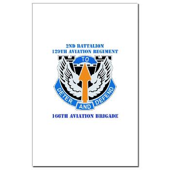 2B291AR - M01 - 02 - DUI - 2nd Battalion - 291th Aviation Regiment with Text - Mini Poster Print
