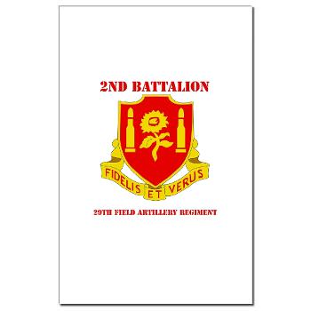 2B29FAR - M01 - 02 - DUI - 2nd Bn - 29th FA Regt with Text - Mini Poster Print - Click Image to Close