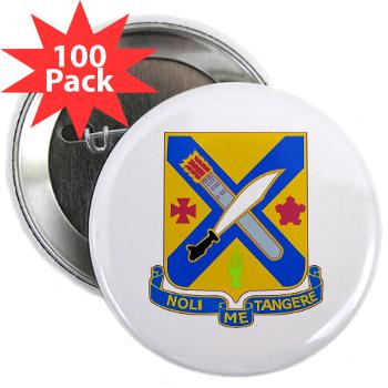 2B2IR - M01 - 01 - DUI - 2nd Battalion - 2nd Infantry Regiment - 2.25" Button (100 pack) - Click Image to Close
