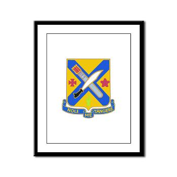2B2IR - M01 - 02 - DUI - 2nd Battalion - 2nd Infantry Regiment - Framed Panel Print