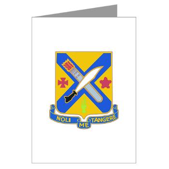 2B2IR - M01 - 02 - DUI - 2nd Battalion - 2nd Infantry Regiment - Greeting Cards (Pk of 10)